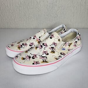 VANS x Disney Minnie Mouse Slip On Young at Heart Shoes 8.5 M - 9.5 Womens Rare